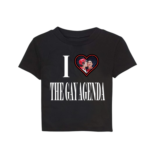 THE GAY AGENDA BABY TEE